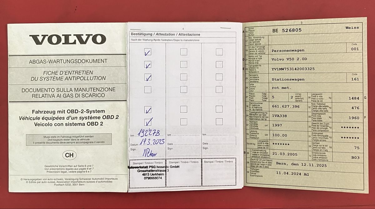 Volvo Automobili: Volvo V50 2.0D – Usato da Zauggenried venduto da Motopesche 7