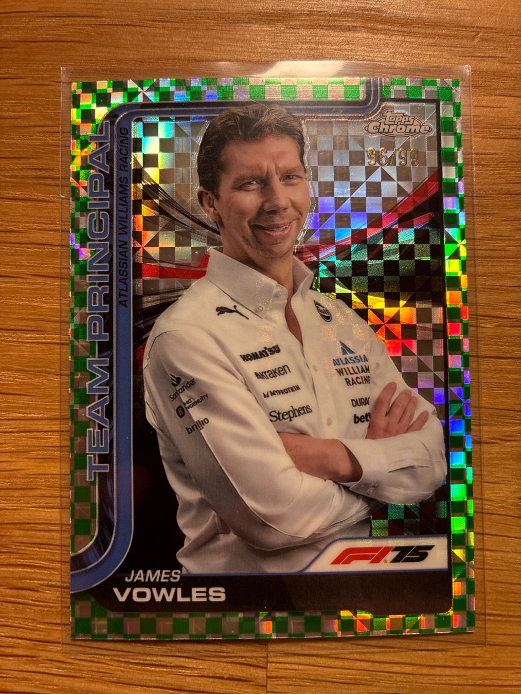 Topps Carte collezionabili: Topps Chrome F1 James Vowles /99 – Usato da Wangenried venduto da Garagara