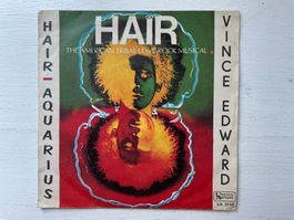 Vince Edward - Hair / Aquarius - 7" Single, 1978