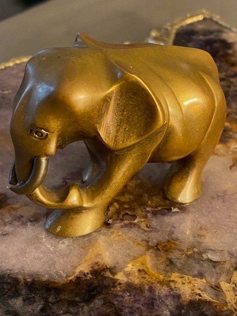 Statuette: Massiver Messing Elefant – Usato da Wiesendangen venduto da EnricaL 3