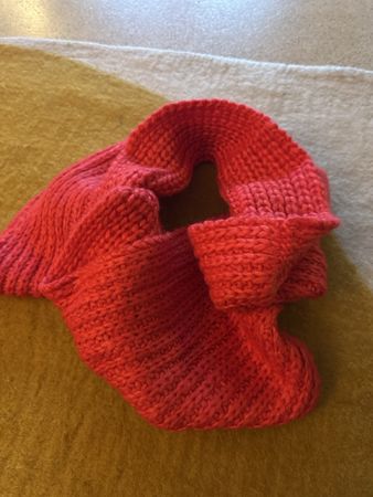 Selbst gestrickter Wollschal Kaschmir
