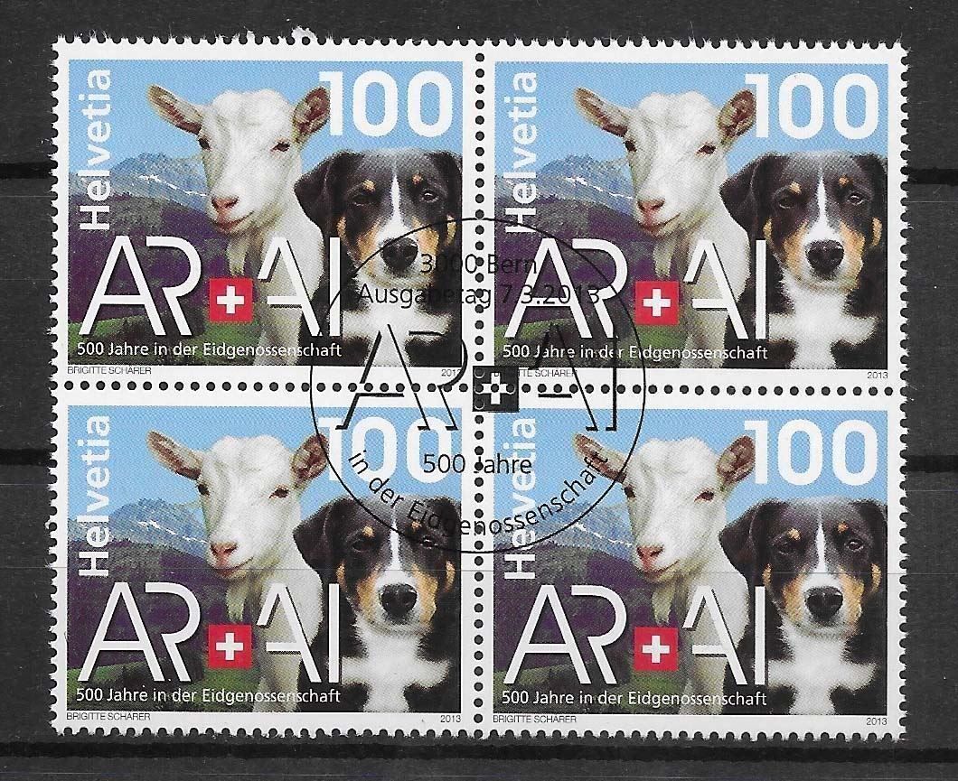 Alle Briefmarken: B1461 - Appenzel B4 1er jour – Gebraucht aus Trélex von Phil_Albert