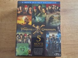 Fluch der Karibik 1-5  Movie Collection NEU OVP Bluray