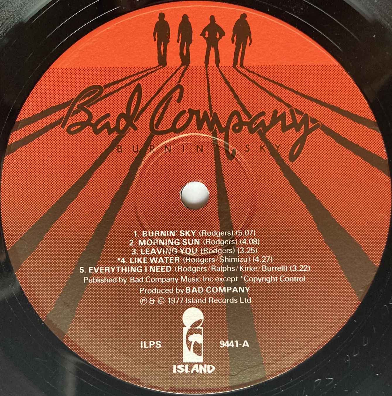 Dischi in vinile: BAD COMPANY - BURNIN' SKY – Usato da Bottens venduto da hotter-than-hell 3