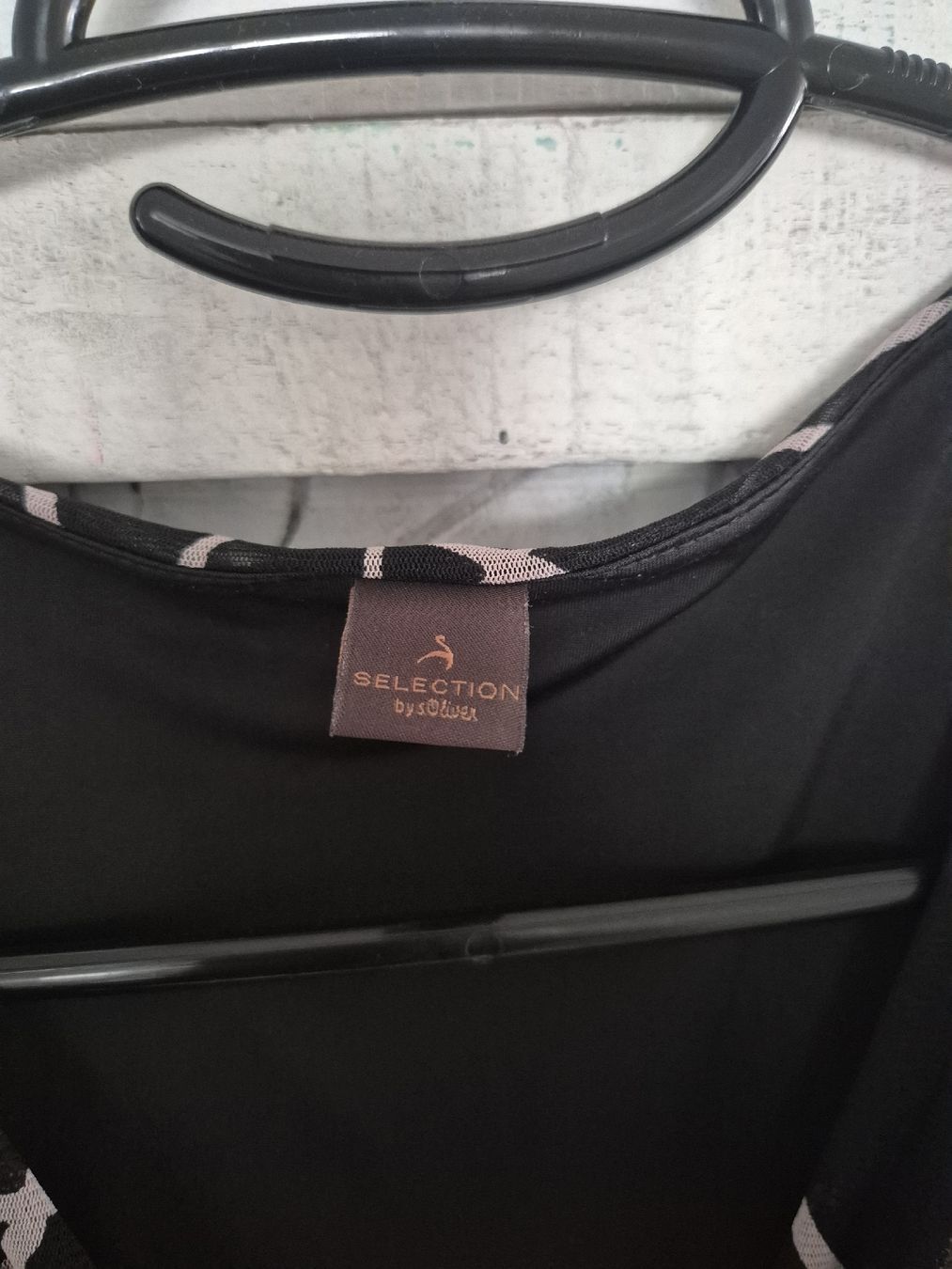 S.Oliver Vestiti: Damen Kleid schwarz/pink Grösse 38 – Usato da Reinach BL venduto da NeuEntdeckt 1