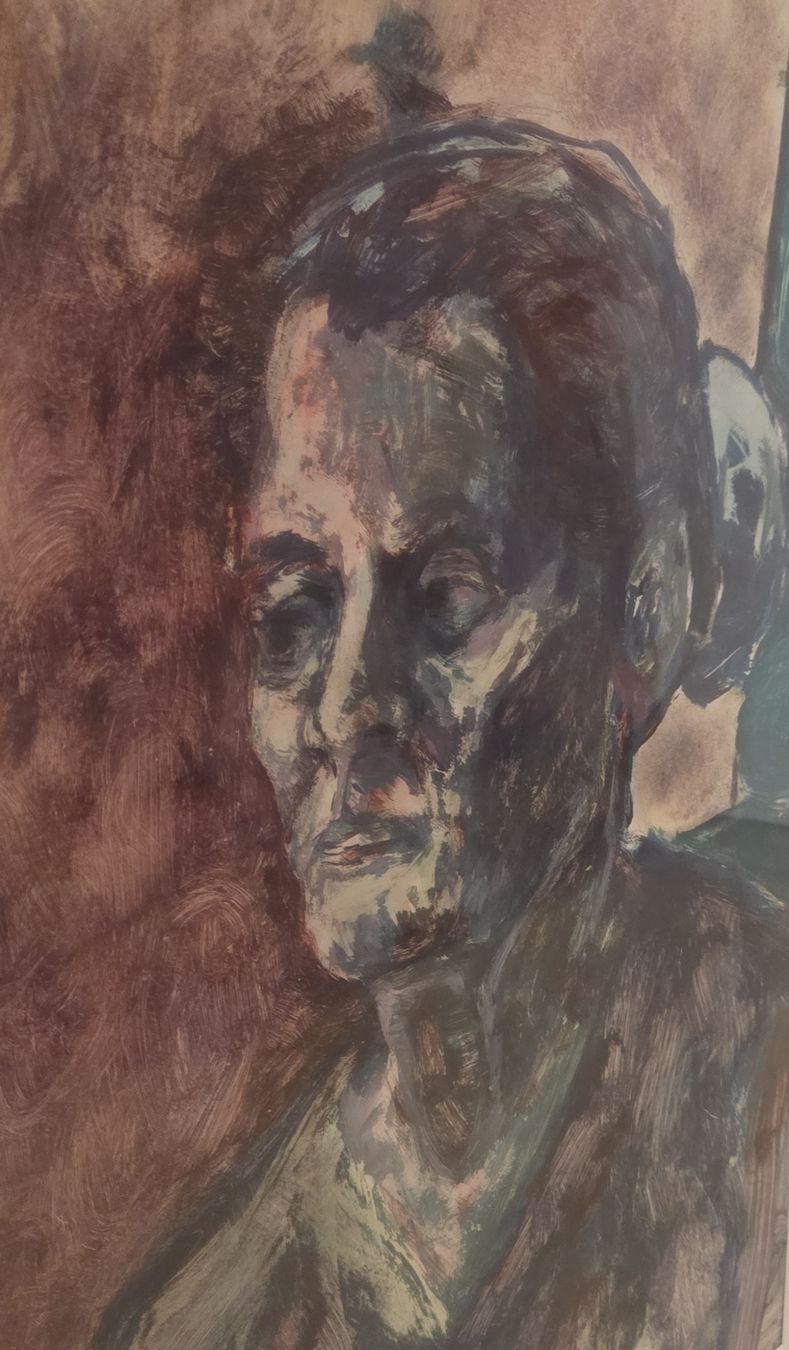 Gemälde: Expressionistisches Porträt einer Frau – Gebraucht aus Rehetobel von hobirot01 1