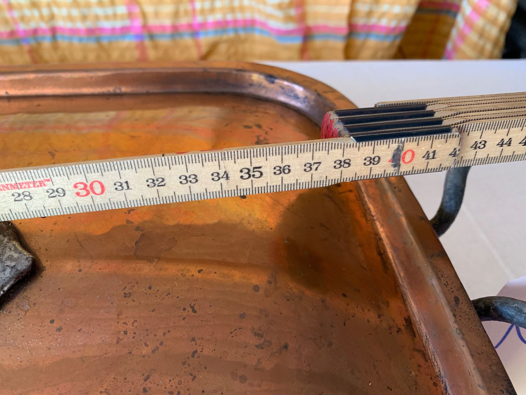 Pfannen: Kupfer Bräter mit Deckel, ca. 40 cm, gebraucht – Gebraucht aus Urnäsch von Mafre1949 2