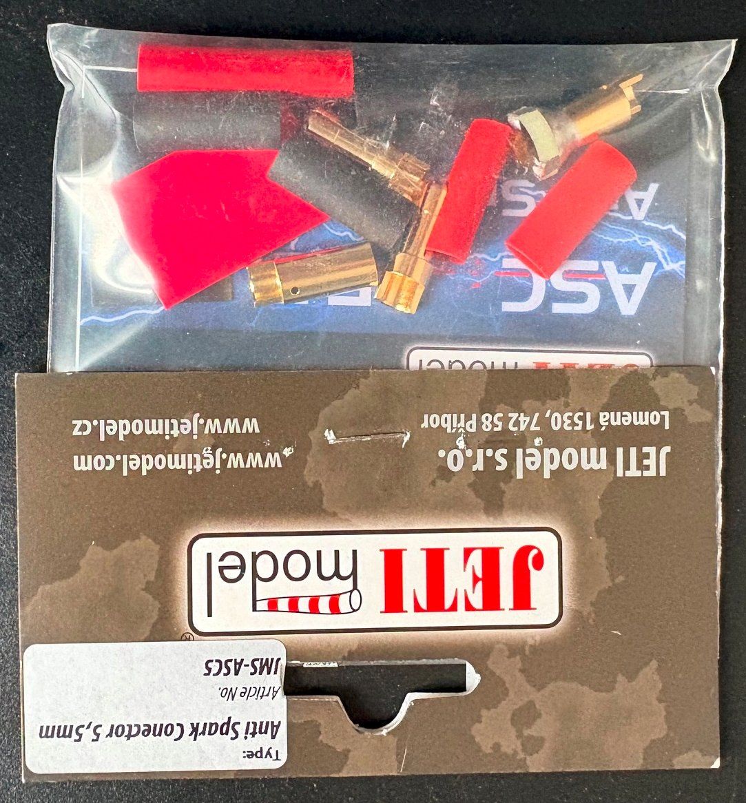 RC Modellbau: Anti-Blitz-Steckersatz 5.5mm – Neu und originalverpackt aus Landquart von Twen 1