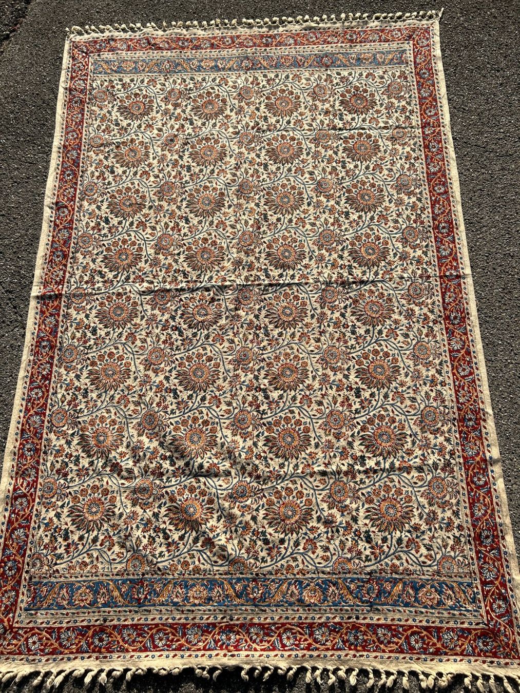 Coperte: Antikes persisches Susani-Textil mit Blumenmuster – Usato da Steinhausen venduto da Super05