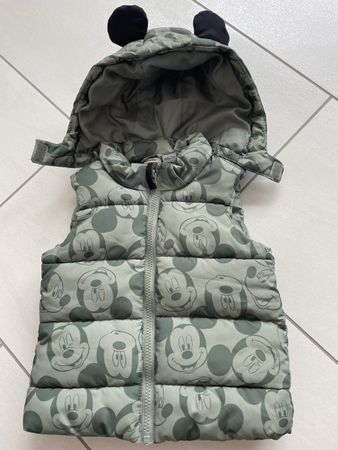 Kinder Gilet Weste mit abnehmbarer Kapuze Gr 86