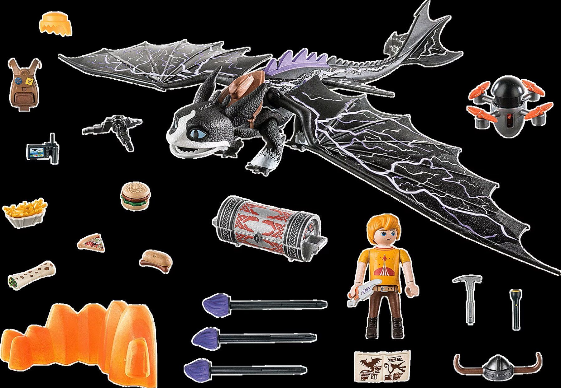 Playmobil Giocattoli: Playmobil 71081 Dragons: The Nine Realms - Thunder & Tom – Nuovo e nell'imballaggio originale da Hallau venduto da lagerverkauf_ch 2