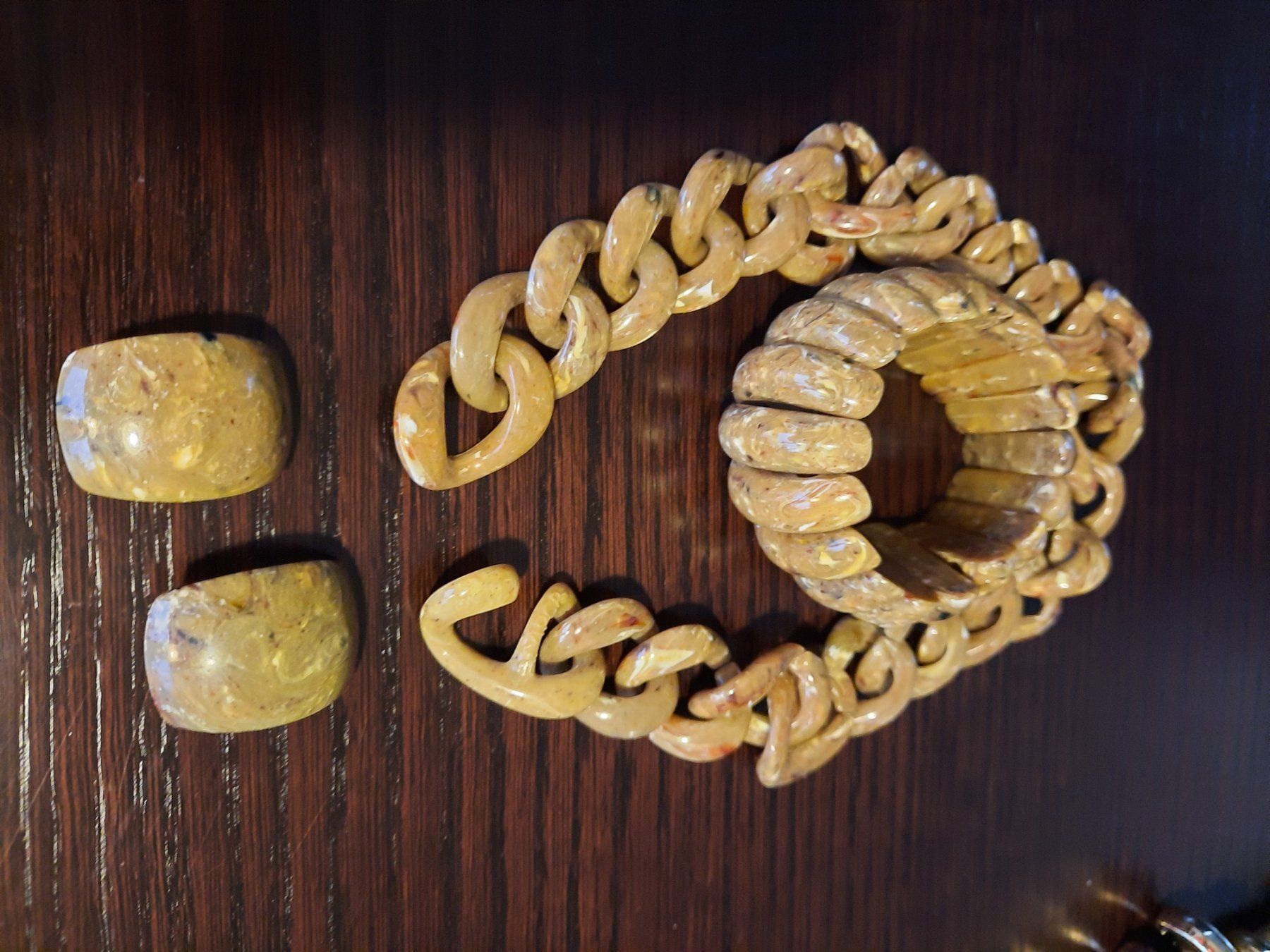 Catenine: Schmuckset; Kette, Armband, Ohrklips – Usato da Herrliberg venduto da AlexandraBopp 1