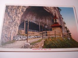 Karte Wildkirchli, um 1920, gelaufen