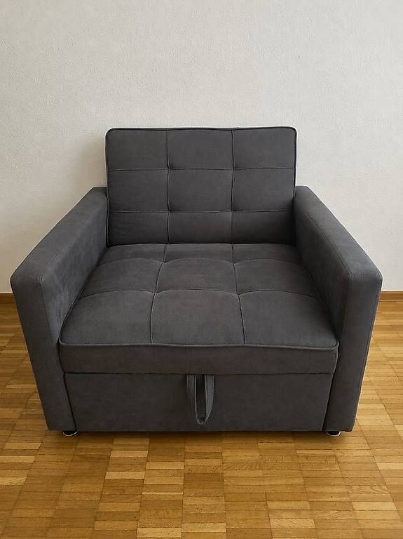 Gonser Sessel: Sessel mit Schlaffunktion grau – Gebraucht aus Hombrechtikon von kami667