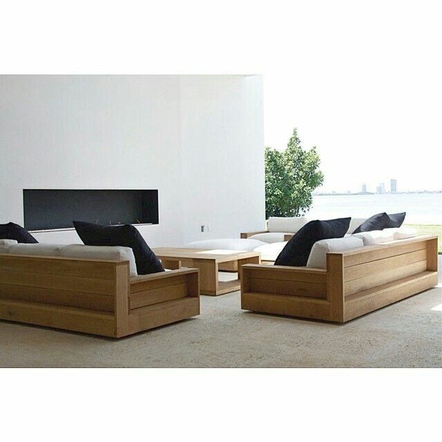 Divani: Sofa Outdoor Lounge Gartensofa Teakholz Gartenmöbel Couch – Nuovo e nell'imballaggio originale da Daisendorf venduto da Wohn-Kult 4