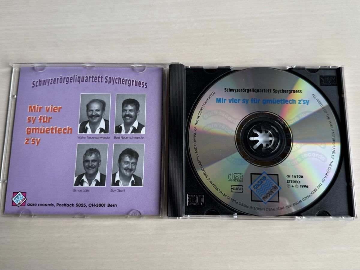CDs: CD: Schwyzerörgeli Quartett Spyychergruss – Gebraucht aus Oberried Brienz von Chyara 2