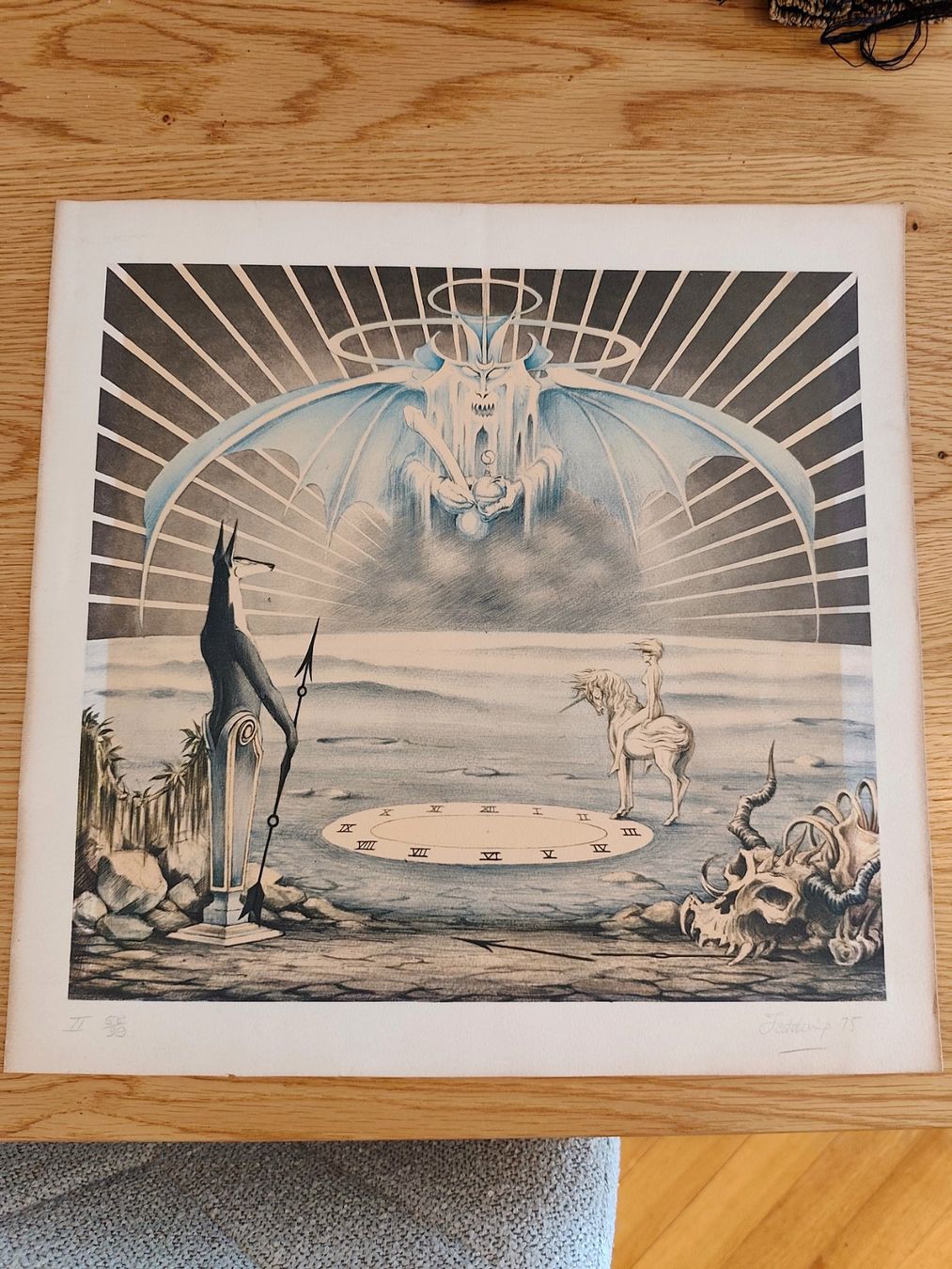 Grafiken & Lithographien: Lithographie William feilding surréalisme – Gebraucht aus Montreux von LeVintage33 1