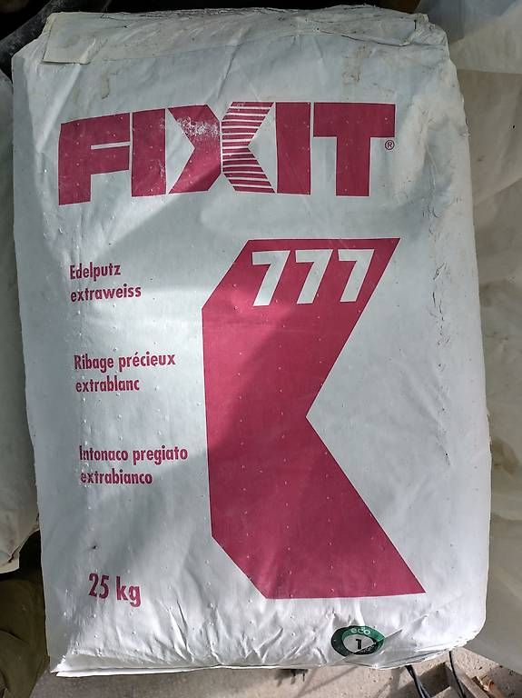 Materiale di riempimento: Fixit 777 Edelputz weiss – Nuovo e nell'imballaggio originale da Derendingen venduto da nerlite
