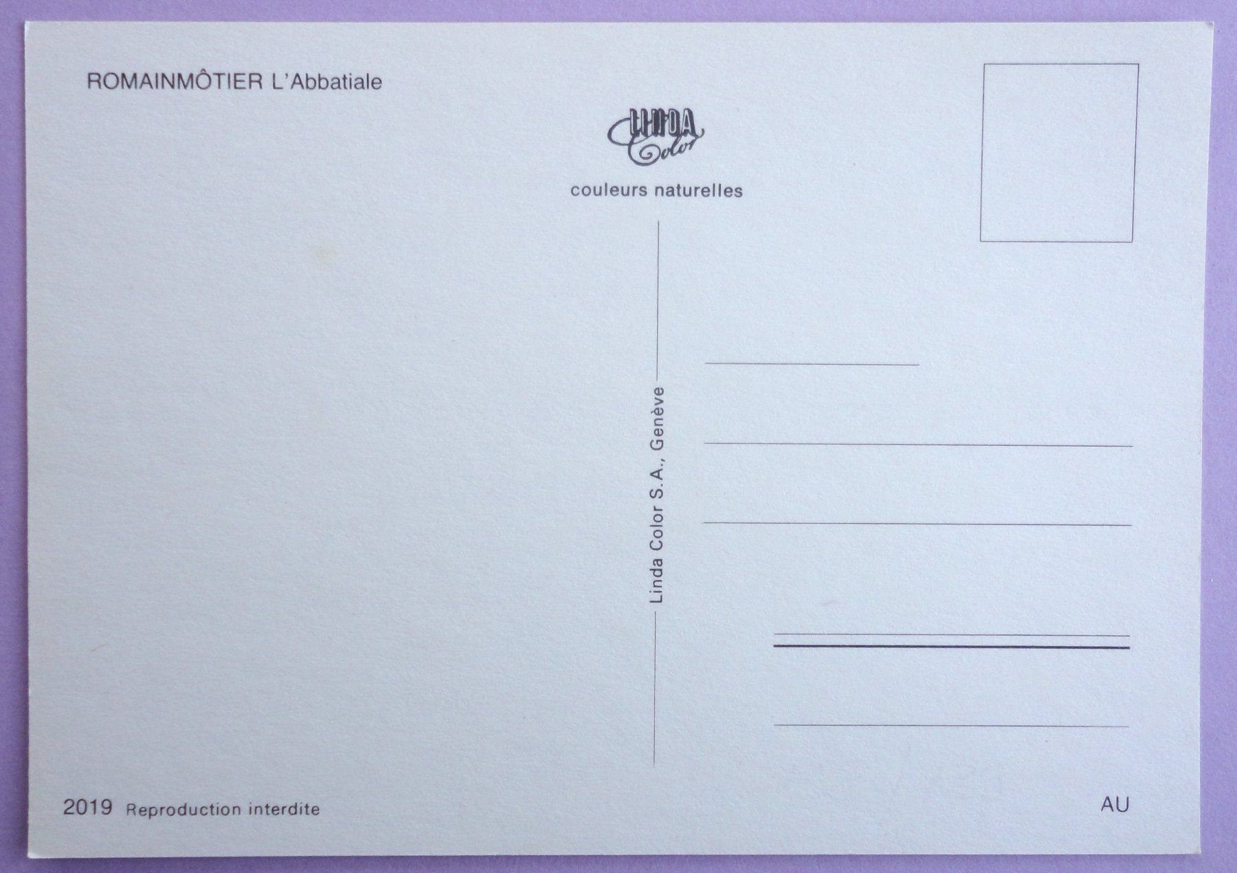 Cartoline postali: Romainmôtier, l' Abbatiale – Usato da Fétigny venduto da Billy2miny 1