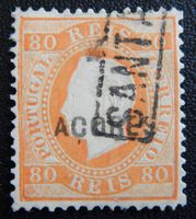 Azoren Portugal Kat. 21 III gest. 1871 Kat. 60 Euro