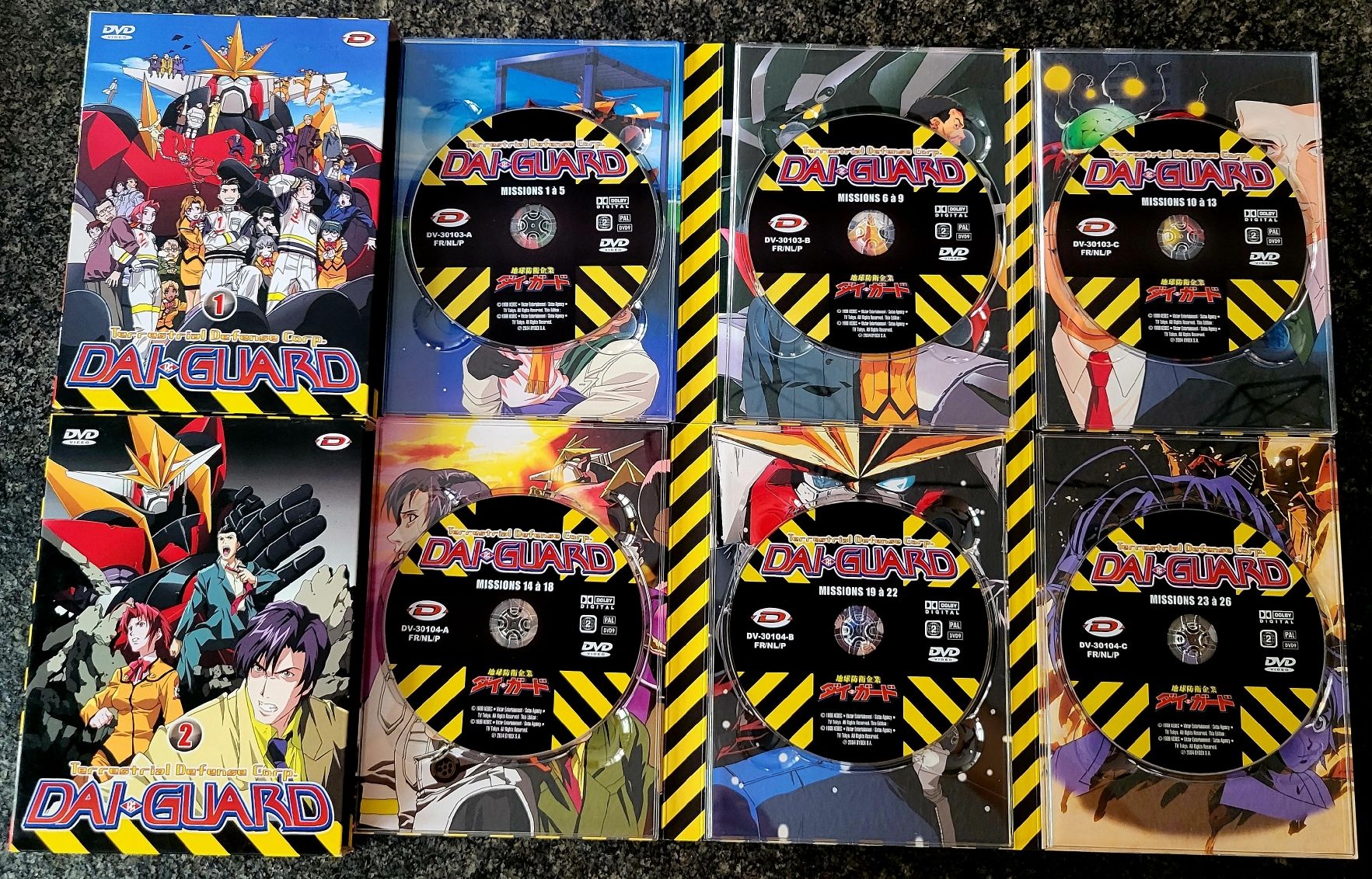 Tutti i DVDs: Lot de 2 DVD Dai-Guard – Usato da Montet (Glâne) venduto da KOADA 2
