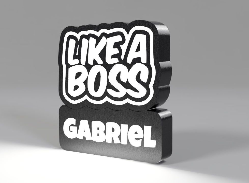 Lampade: Lightbox lumière led LIKE A BOSS – Nuovo (secondo la descrizione) da Vicques venduto da PAMB3D 1