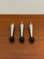 3x hochwertiger Wandhaken Edelstahl konisch Garderobenhaken
