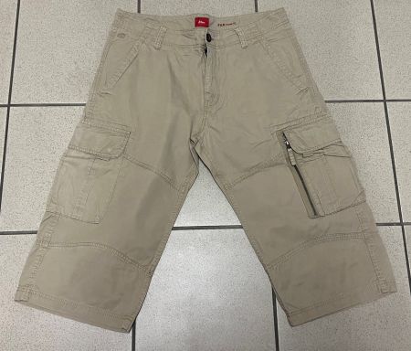s.Oliver Man's World Cargobermudas, in 3/4-Länge, BEIGE ...