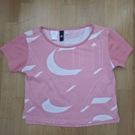 Y2K ADIDAS Crop Top / Sport-Shirt – Modern Vintage, Gr. M