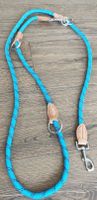 Verstellbare Hundeleine, robust, hellblau, NEU & OVP