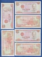 Vietnam  200 Dong  1987  6  Stück  Bankfrisch