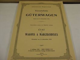 Verzeichnis der Güterwagen 1913