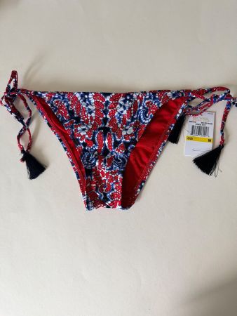 MICHAEL KORS, Bikini-Slip, Grösse M, Farbe Blau/Rot