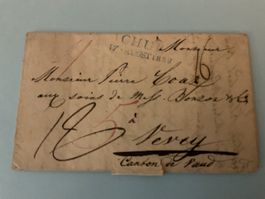 1838 Brief mit Inhalt von Chur nach Vevey, Zweizeieler Grün