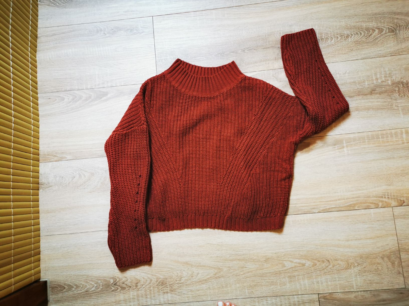 Zebra Pulls & Sweat-shirts: Warmer Strickpullover von Zebra, Grösse S-M, Rostrot – D'occasion à Balsthal par Leila_Luna 1