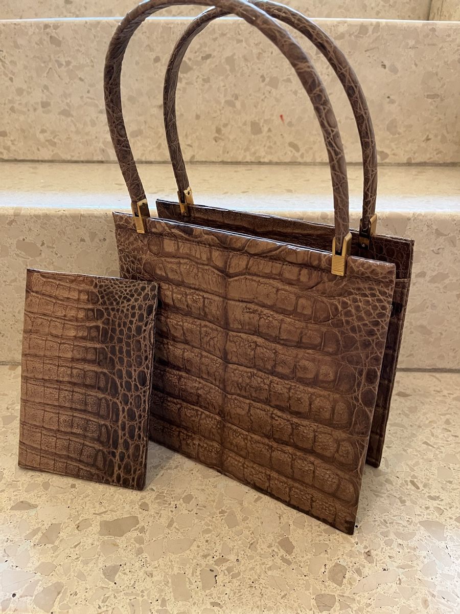 Borse da donna: Echte Vintage Krokotasche! – Nuovo (secondo la descrizione) da Bettlach venduto da Brissoni 4