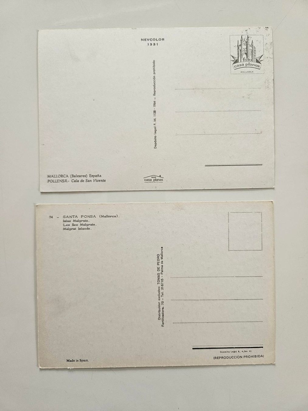 Cartoline postali: 2x Mallorca Postkarte Ansichtskarte | Pollensa + Santa Ponsa – Usato da Amriswil venduto da Alfaromeo007 1
