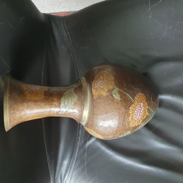 Elements Geprägte Metallvase – 43,2 Cm Hoch, Silberfarben, Für Trocken- Oder Kunstblumen