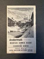 Andermatt. Relief Map of Central Switzerland