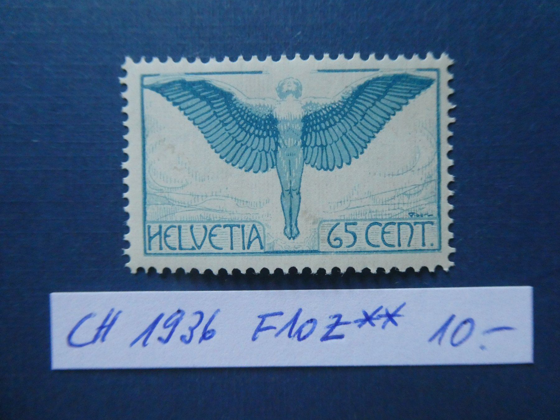 Tutti i francobolli: CH 1936 F10z postfrisch ** – Usato da Lausen venduto da Herbamare01