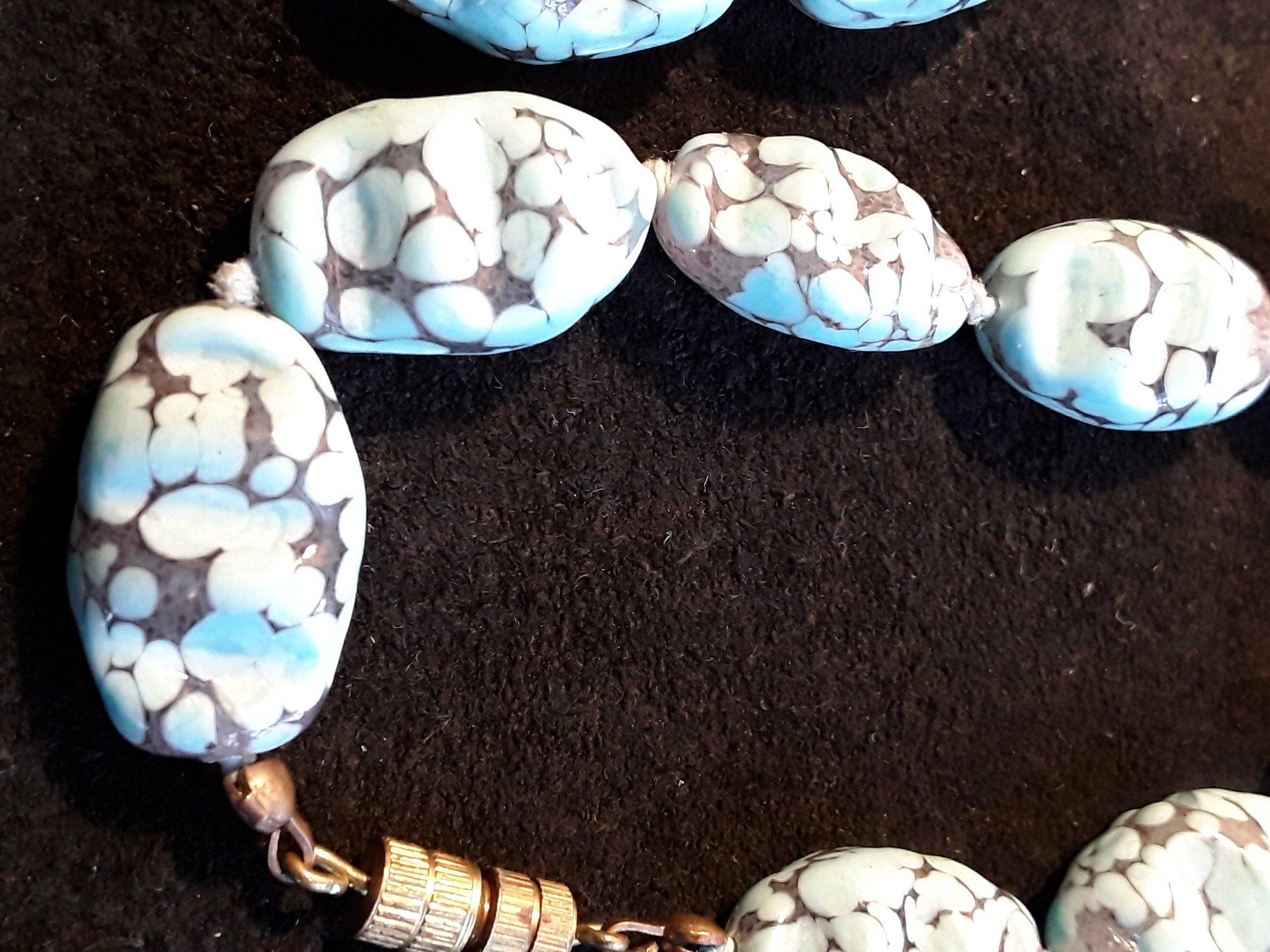 Murano Catenine: Vintage trendige MURANO Glaskette/Collier ca 1950 – Usato da Zürich venduto da gutsan 2