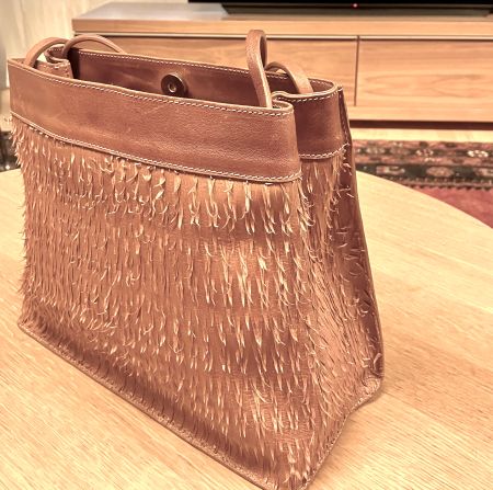Originelle Ledertasche für Damen -Marke Nina Corti -Handmade