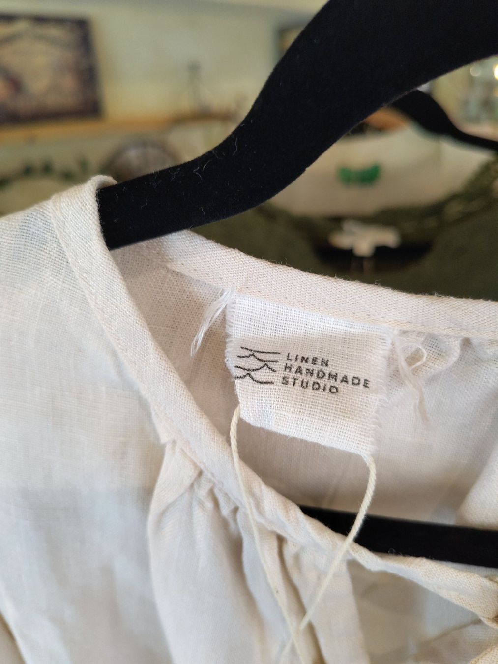 Camicette: Line Handmade Studio bluse creme-weiss S-M – Nuovo (secondo la descrizione) da Losone venduto da ell_nora89 2