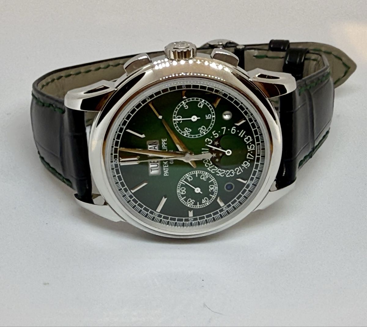 Patek Philippe Orologi: Patek Philippe Ref.5270P Green Dial New Full Set – Nuovo e nell'imballaggio originale da Lugano venduto da Superstudiolugano 2