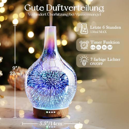 Humidificateurs: Diffuser Luftbefeuchter,150ml Handgeblasen – Neuf avec emballage d'origine à Hundwil par Stallone5 2