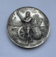 1887 Schützenmedaille Genf Silber -unz
