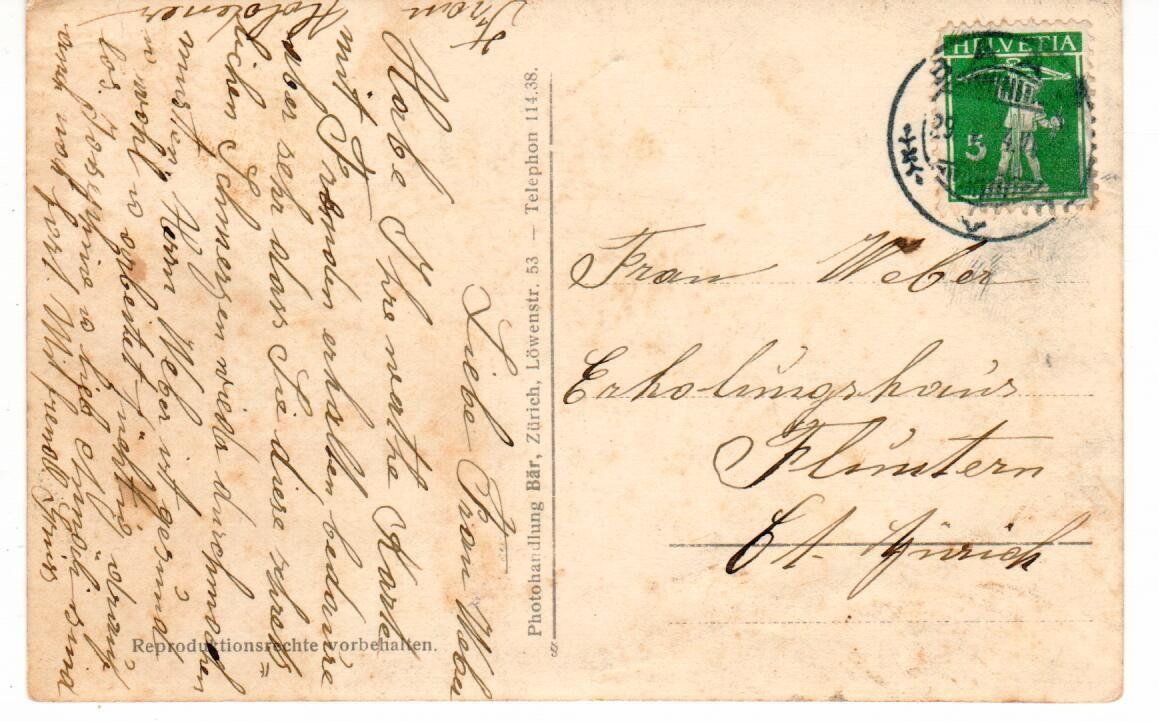 Cartoline postali: Haus - Tuchwaren F. Holdener Baar ? – Usato da Wolhusen venduto da Curver9 1