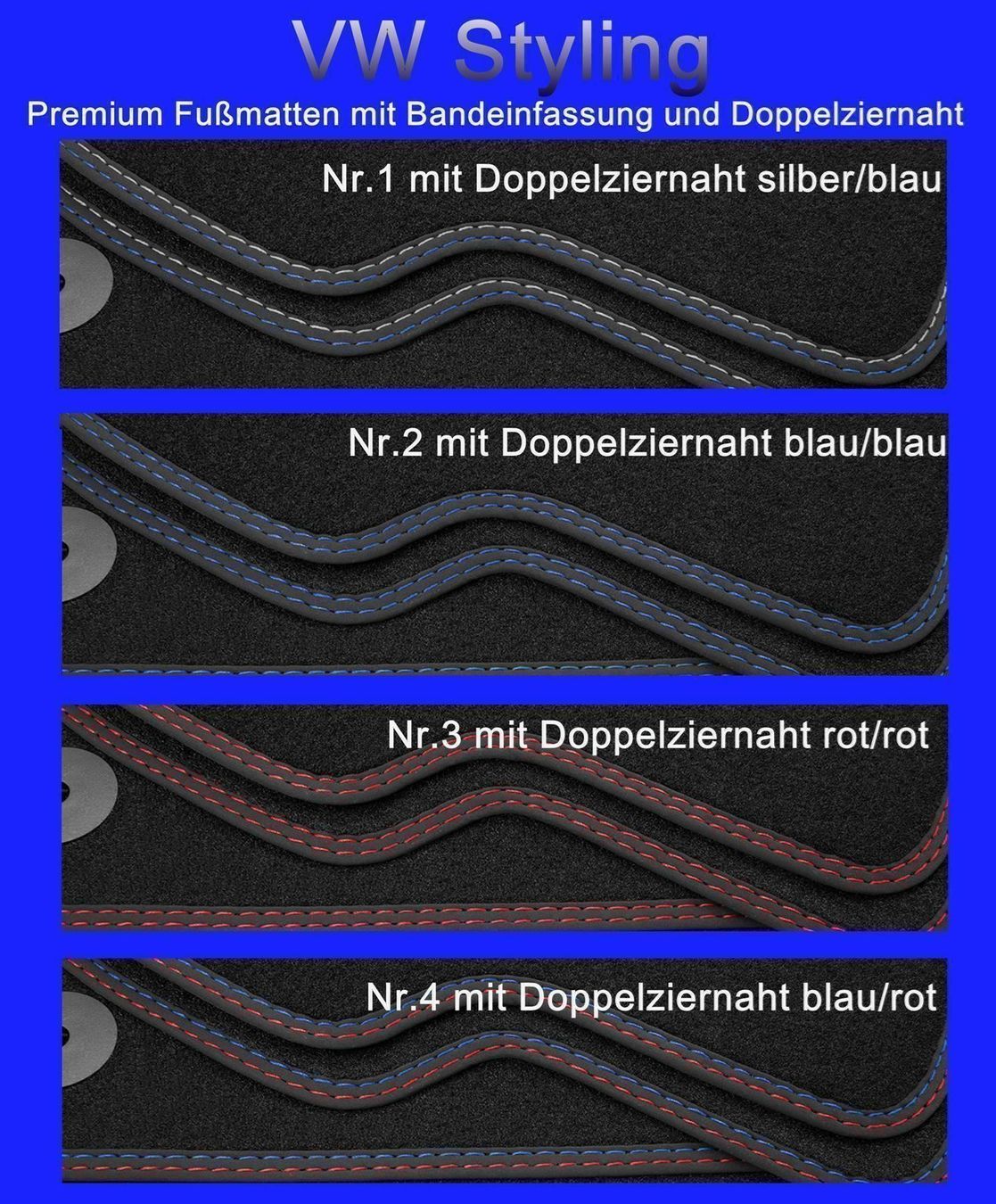 VW Tappeti & Tappetini: DN Autoteppich VW Touareg 3 2018- – Nuovo e nell'imballaggio originale da Rielasingen-Worblingen venduto da Exklusivautoteppiche 4