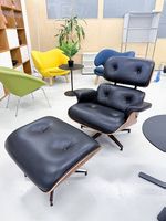 Lounge Chair Replica Palisander Premium Leder