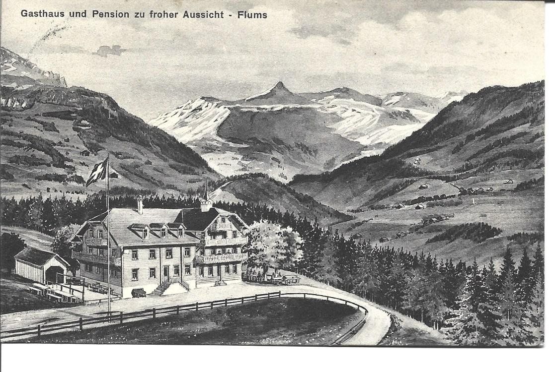 Cartoline postali: AK Flums  Gasthaus. – Usato da Appenzell venduto da mai25